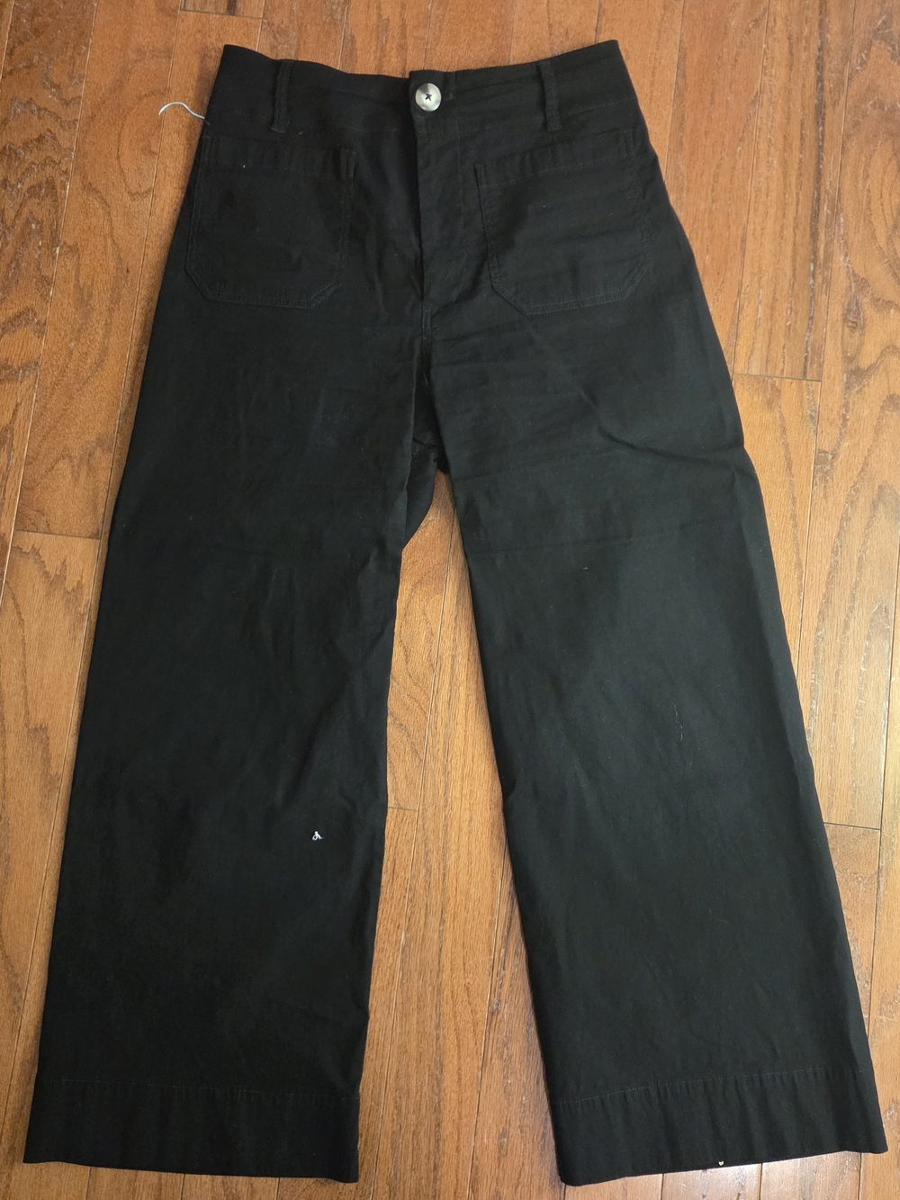 Anthropologie Maeve Colette High-rise, Wide-leg Cropped Pants, Size 29 - Picture 2 of 3
